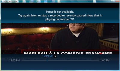 Pause is not available